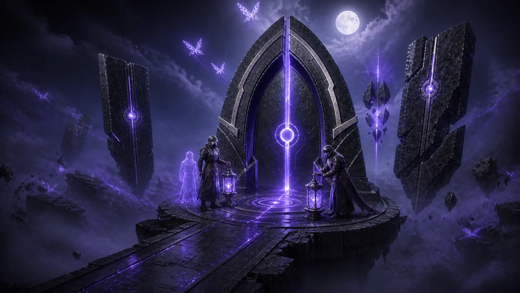 The lightless Voidmarch of the Static Choir